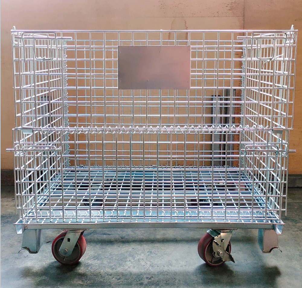 Mobile Wire Mesh Container