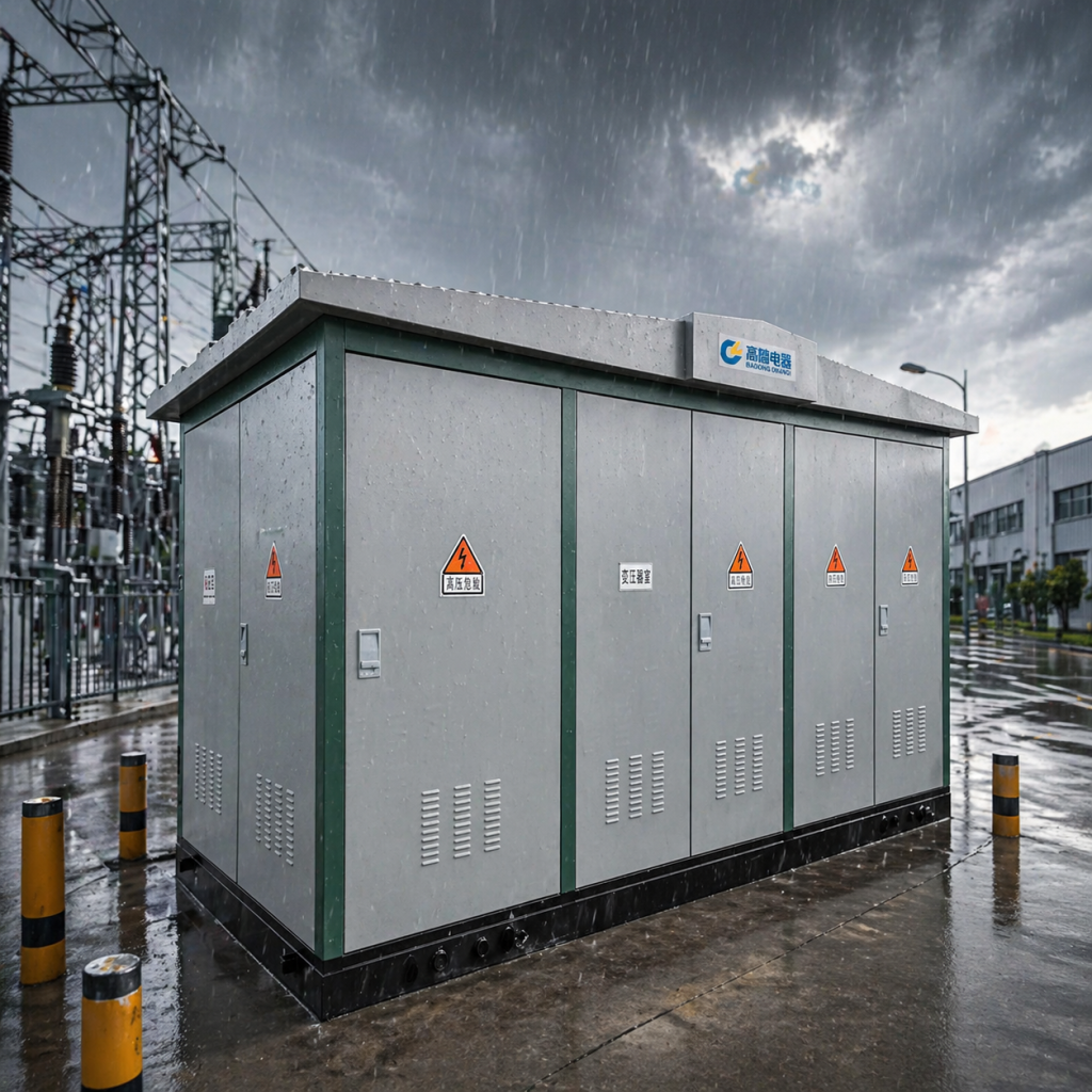 European S20-MRL Box-Type Substation 100kVA 2500kVA Compact Design For EV Charging Hub and Solar Farm