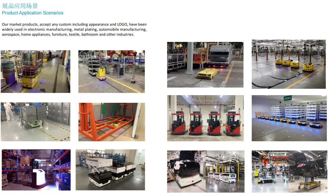 Intelligent Mobile Agv Robot Chassis Cart Logistics Robot Automated Guided Vehicle Agv