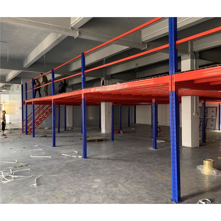 Modular Steel Mezzanine Floor Platform System For Large Scale Industrial Warehouse Storage