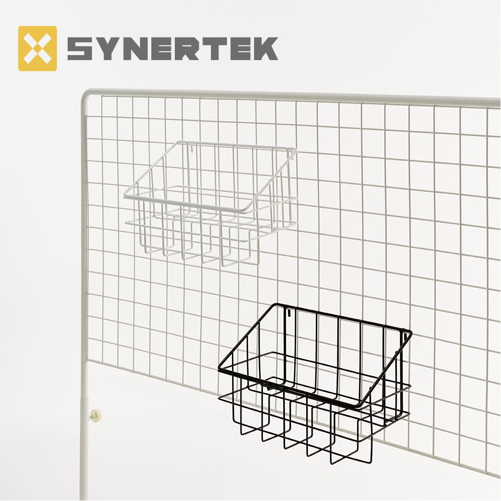 Wire Mesh Hanging Basket Wholesale Heavy Duty Organizer Merchandise Storage Baskets for Supermarket Home Use