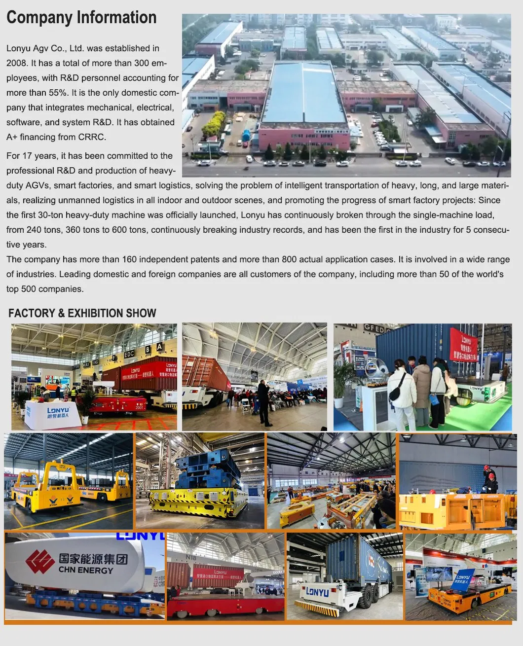 0.5t Automated Guided Vehicle Applications Agv Robot Manufacturer Heavy Duty Agv