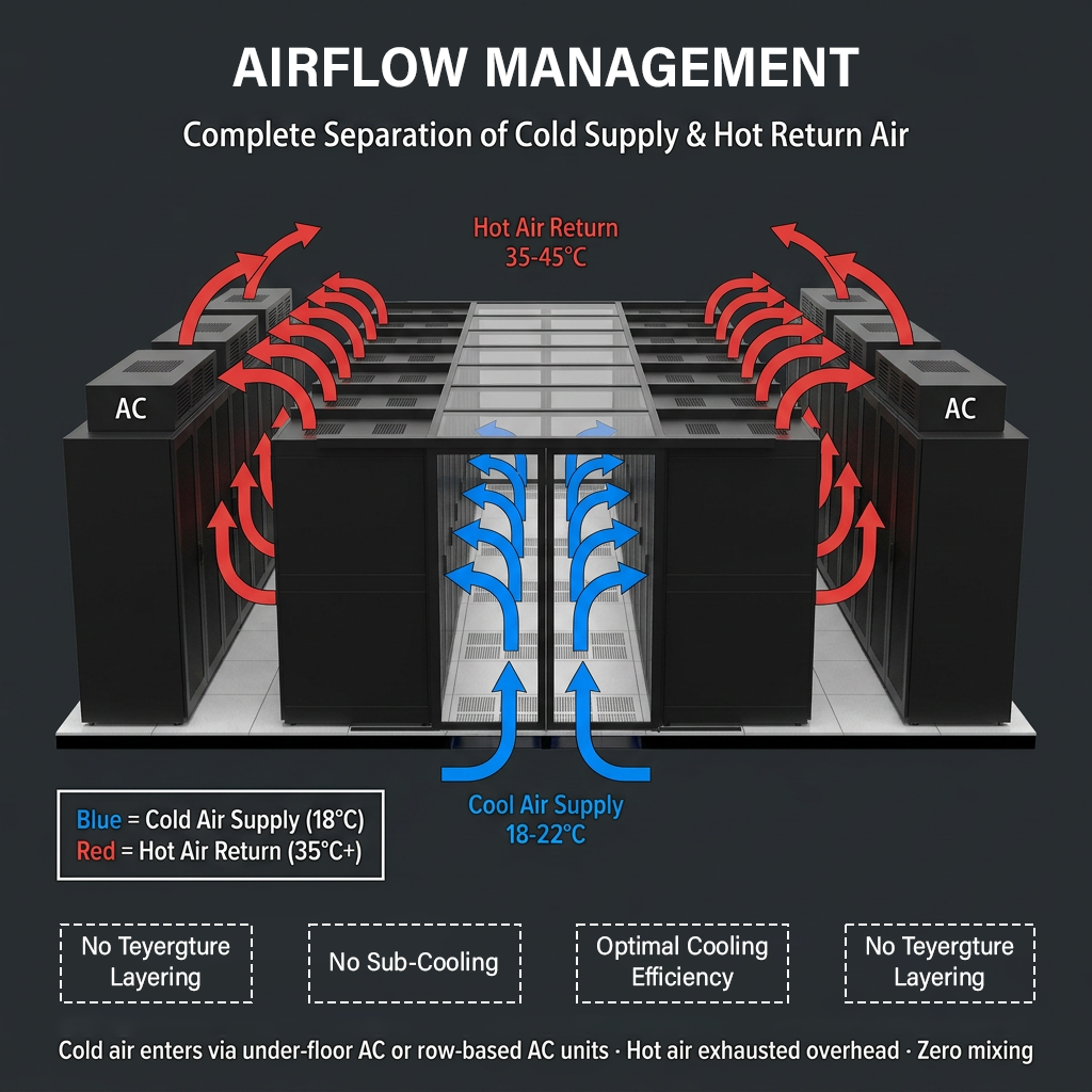 Smart Cold Aisle Containment System For Server Room Efficient Cold Air Isolation And Automatic Fire Linkage Ceiling Windows