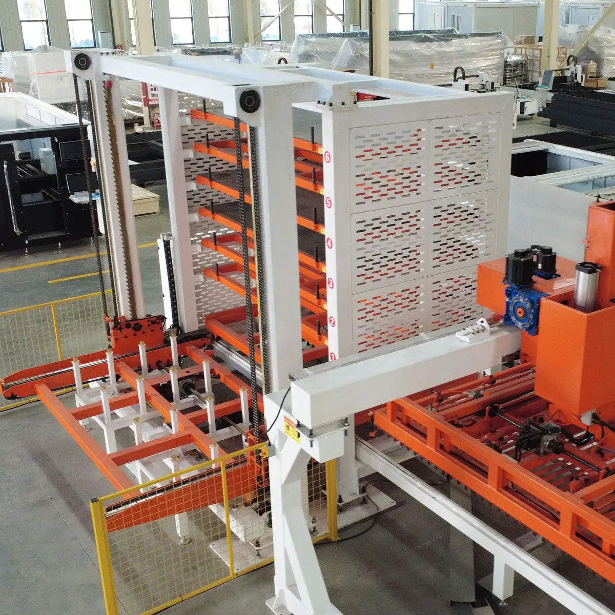 Robotic Automatic Sheet Metal Warehouse High Density Smart Storage System
