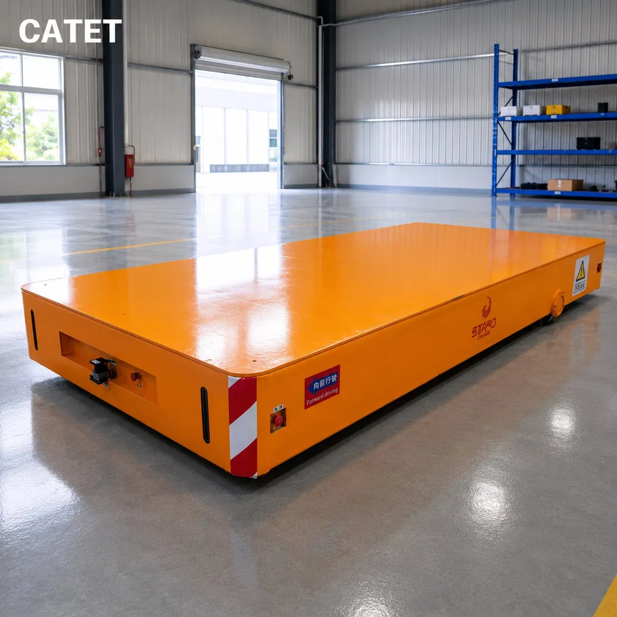 Intelligent 10 Ton Automated Guided Vehicle Agv for Heavy Machinery Factory Logistics Automation