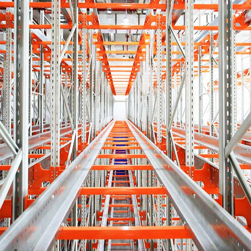 Siemens PLC Controlled Heavy Duty Semi-Automated Radio Shuttle System With 500-2000kg Load Capacity For Smart Warehouse