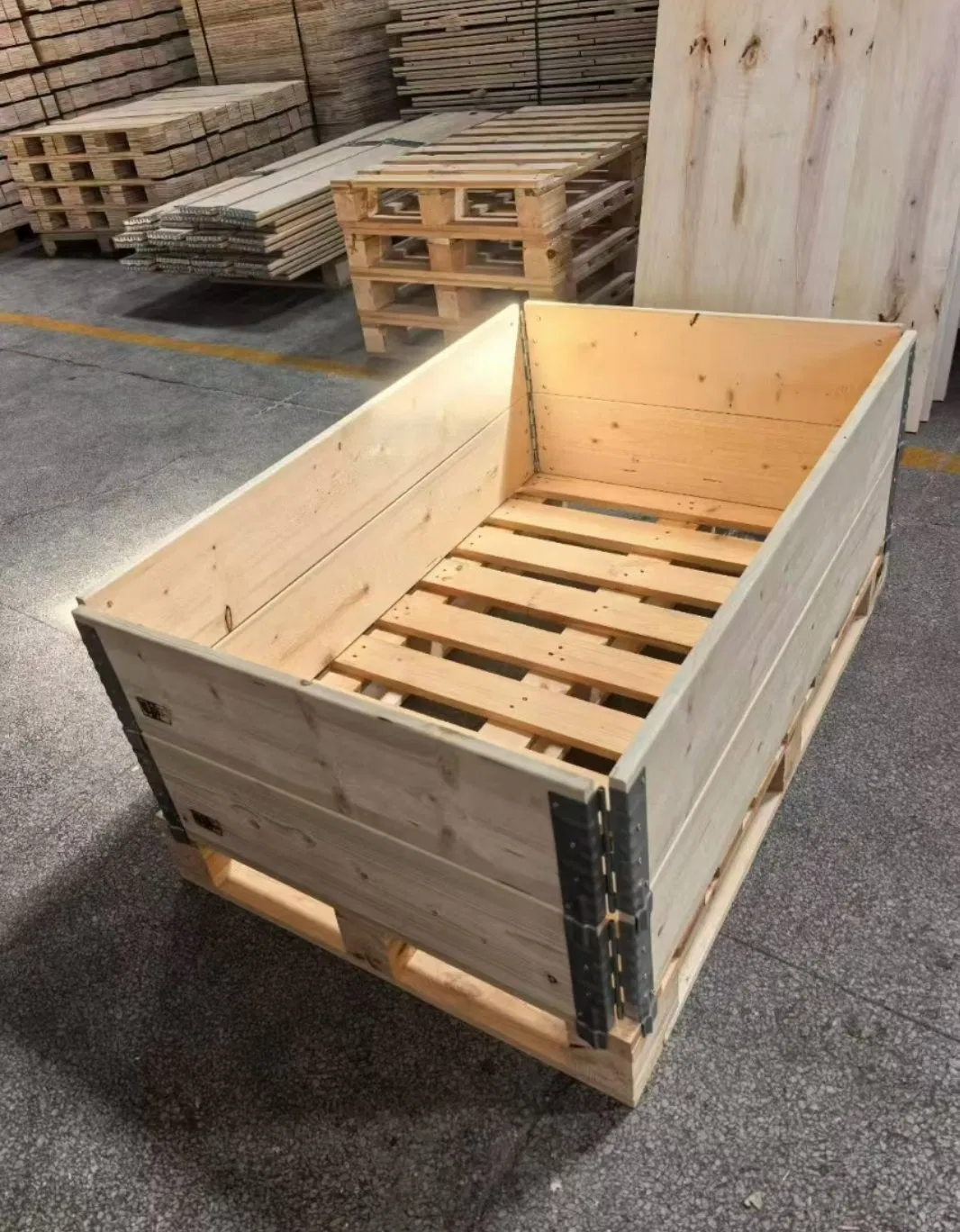 Lightweight Pallet Collar Box for Export Packaging ISO Certified