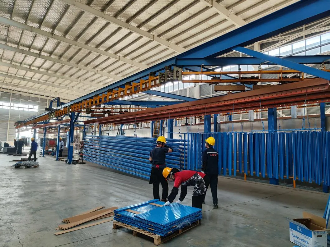 High Load Piled Outdoor Zinc-Coated Intelligent Warehouse Storage Loft Cantilever Slotted Frame Alloy Cargo Carrier Shuttle Rack