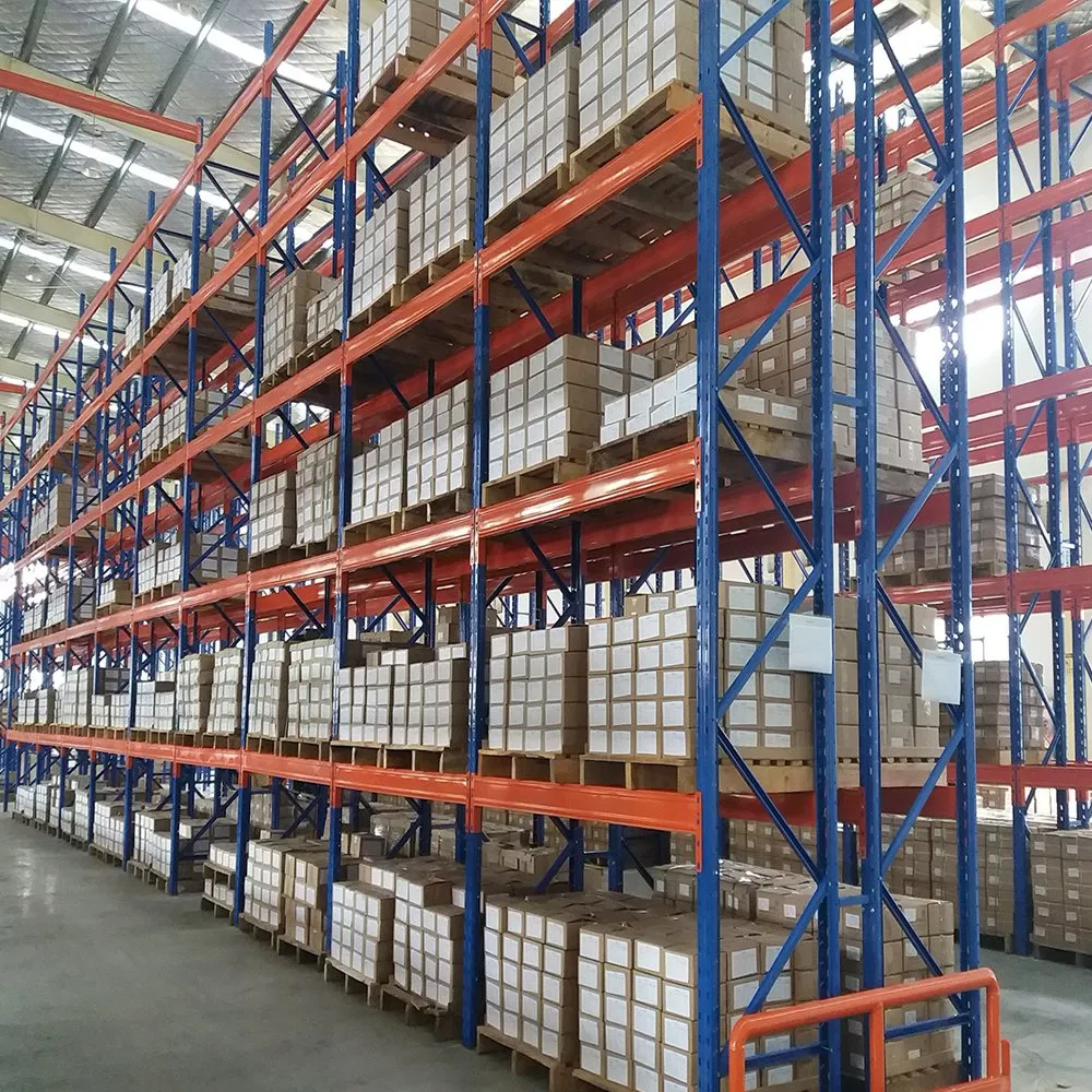 Best Price Heavy Duty Mobile Pipe Garage Storage Supermarket Shelf Metal Steel Industrial Pallet Vertical Warehouse Racking System for Storing Fabric