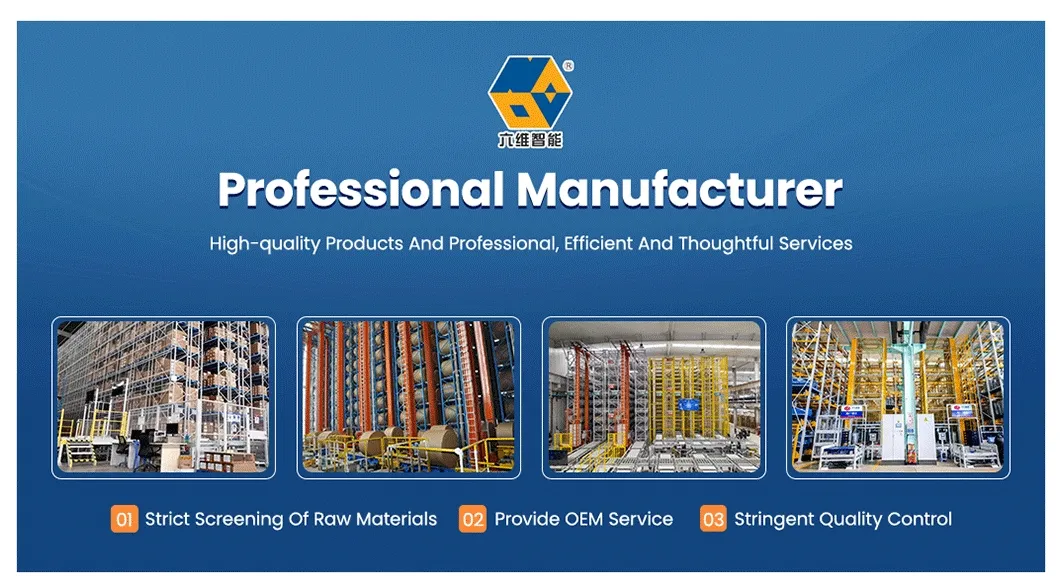 Robust Long Span Steel Racking Asrs System for High Value Components Warehouse