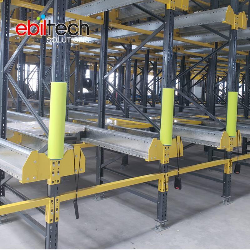 Ebiltech Economic Radio Shuttle Pallet Rack System for High Density Storage Warehouse