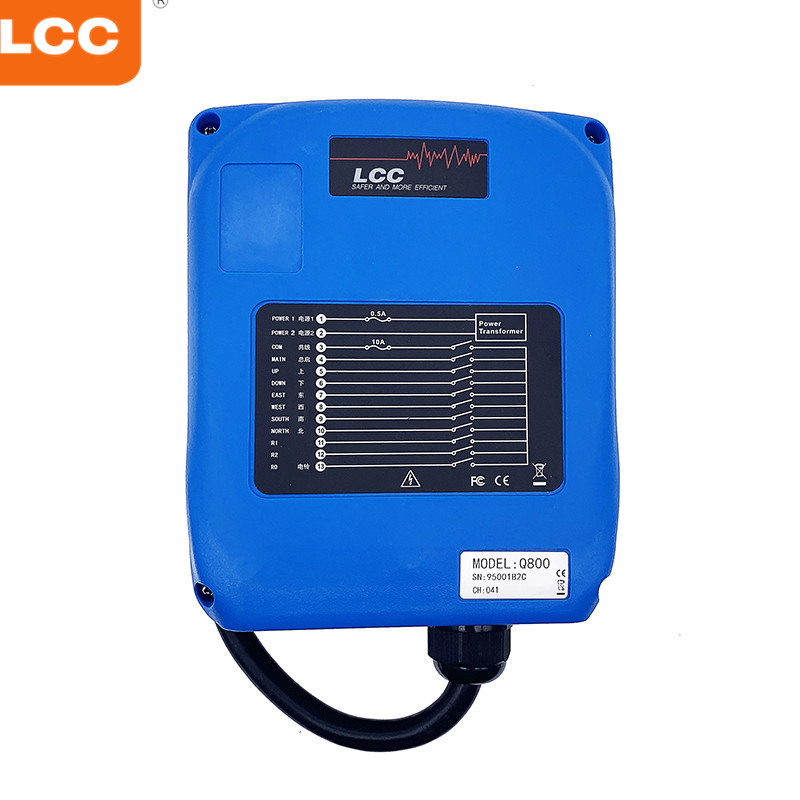 Q800 433Mhz Blue Color Industrial 8 Button Tow Truck Hoists Wireless Remote Control