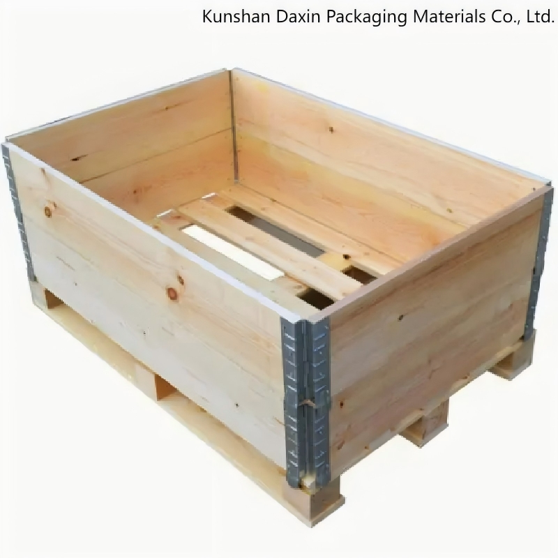 Reinforced Steel Pallet Collar Box for Export Packaging ISO Certified