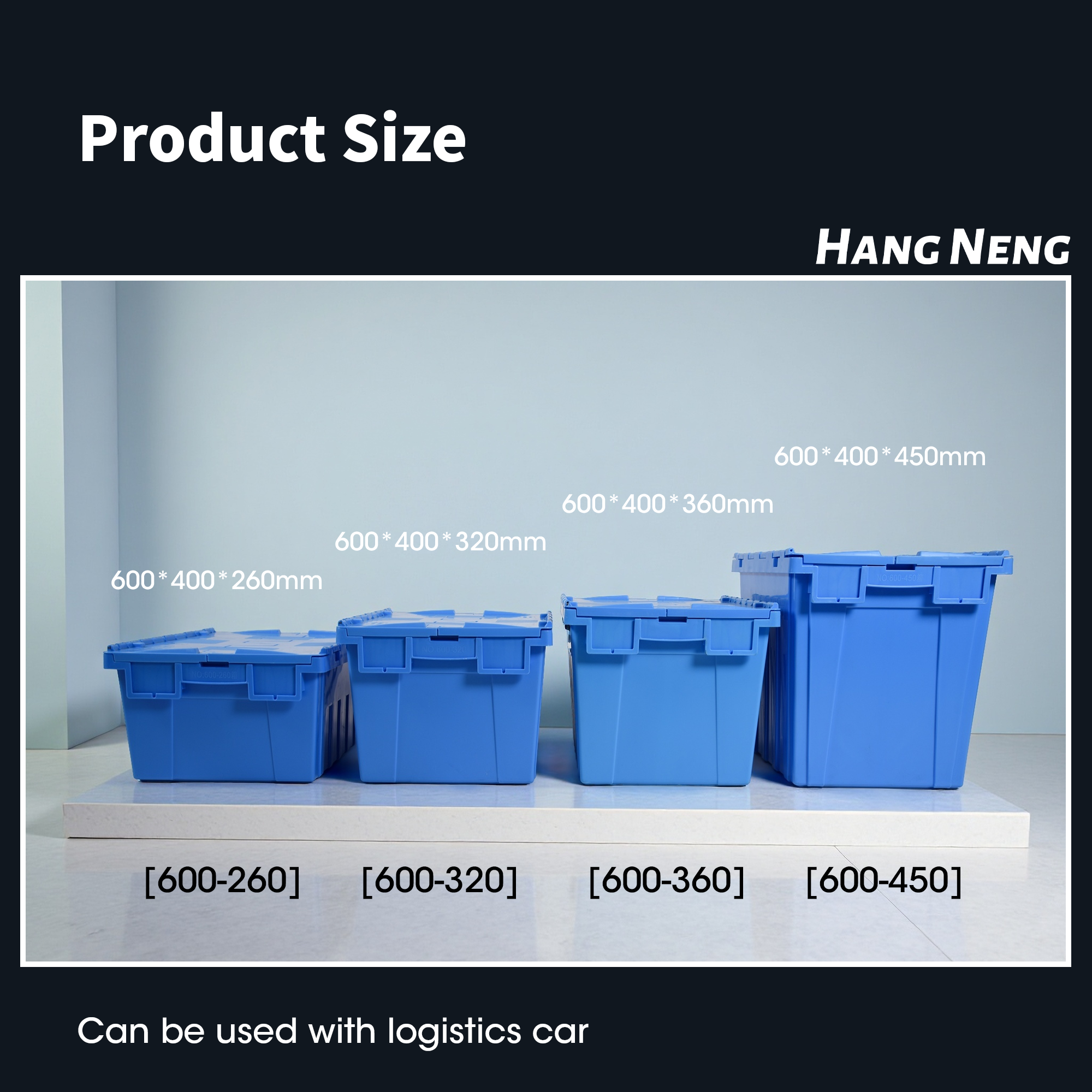 Wholesale Heavy-Duty Plastic Tool Tote Box Organizers Stackable and Recyclable Not Easily Worn Out for Distribution Storage