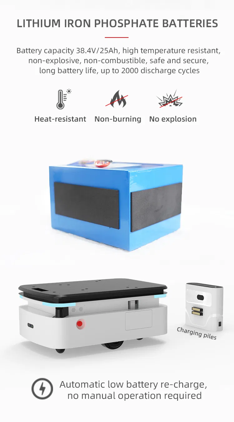 300kg Laser Slam Mobile Robot Base Auto Navigation Accurate Localization Obstacle Avoidance Complete Charging Station Open Sdk APP Source Factory