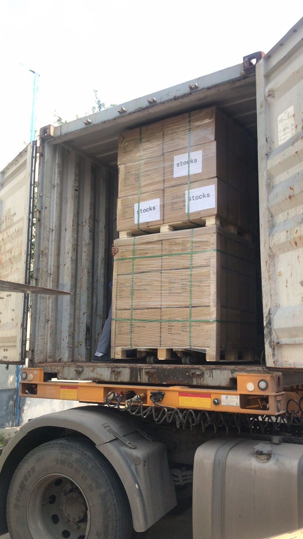 Shock bubble film packing