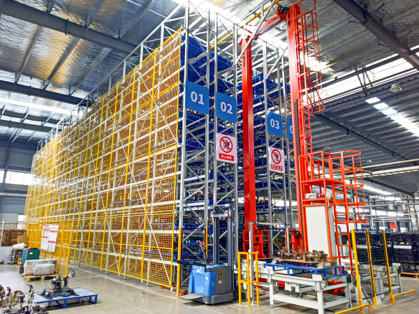 Huaxin New Steel Automatic Logistics AS/RS System Mini Load Automated Storage and Retrieval Warehouse System