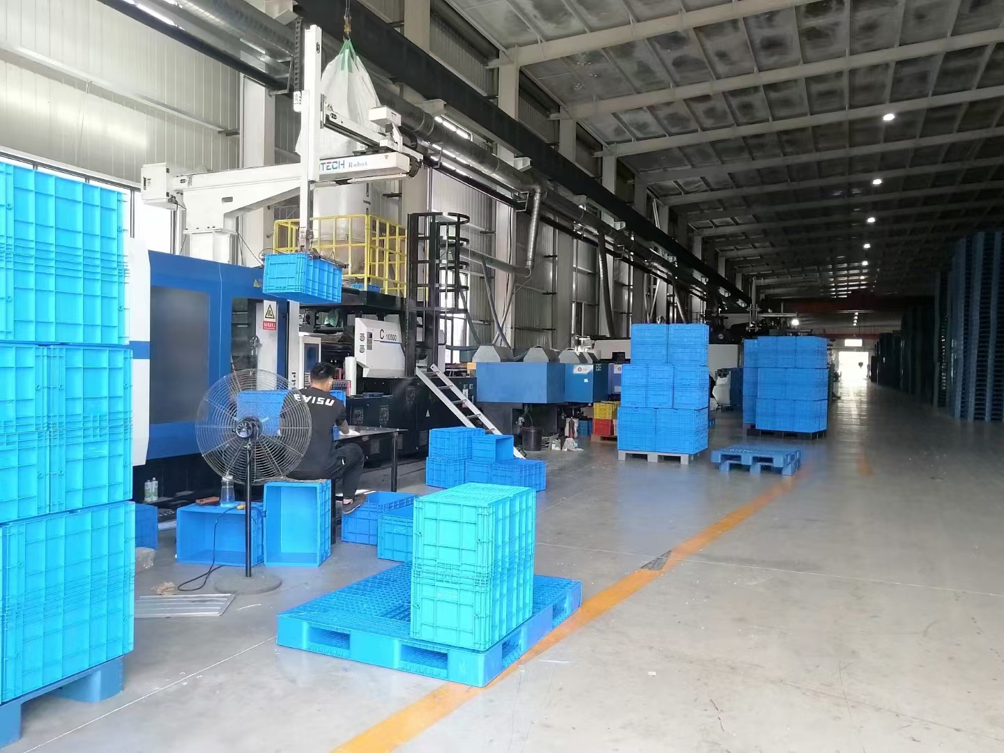 Logistics delivery setup for export