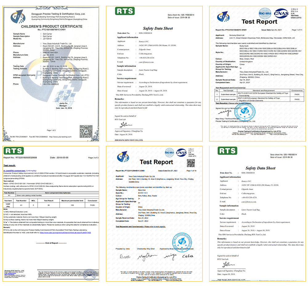 Certifications