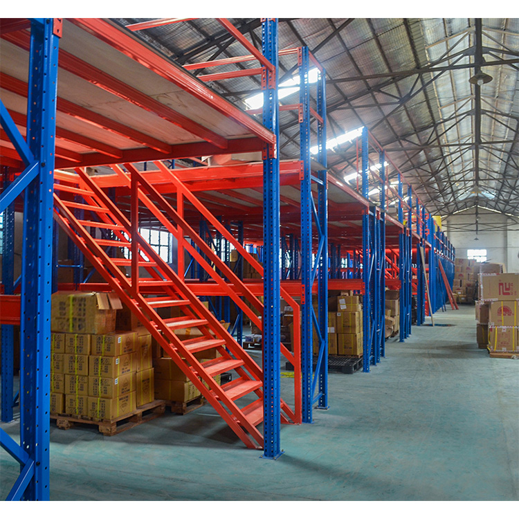 Heavy Duty Steel Mezzanine Floor Platform Warehouse Storage Mezzanine Rack System For Industrial Warehouses