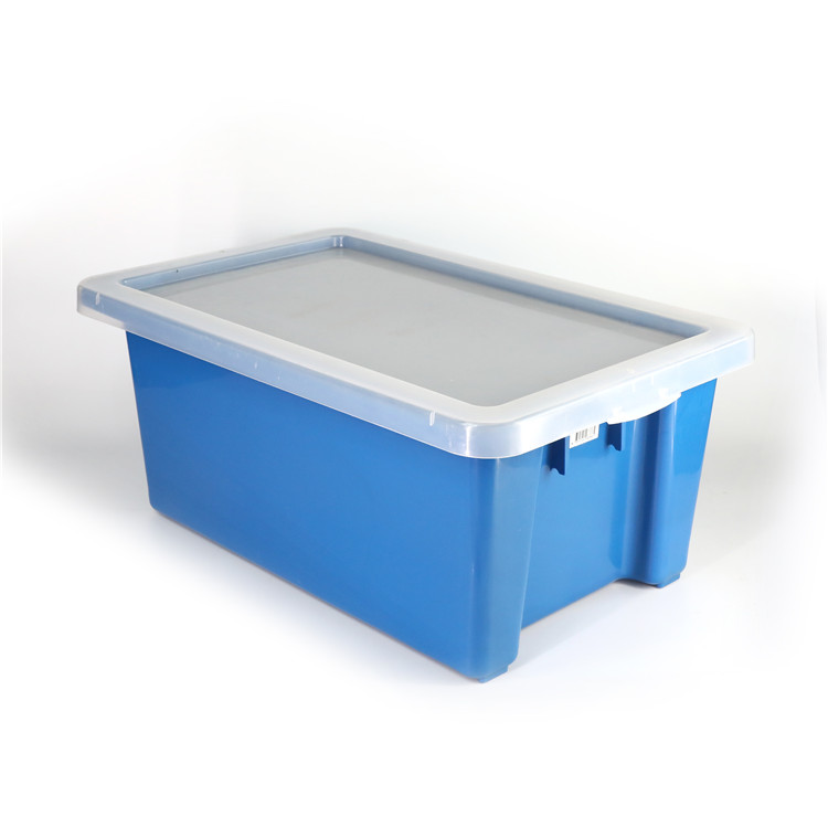 Large Heavy Stacking Loads Nestable Plastic Crate For Efficient Storage And Moving Plastic Containers With Nesting Feature