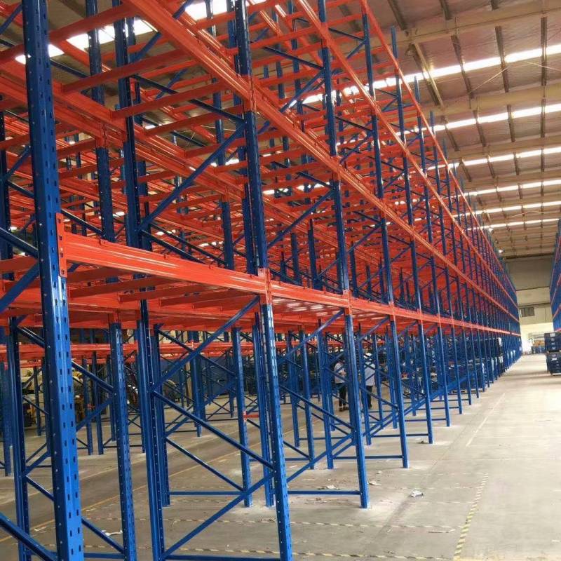 Warehouse Storage Heavy Duty Pallet Rack Custom Max High Loading 3000kg/Layer Us Teardrop Pallet Racking System