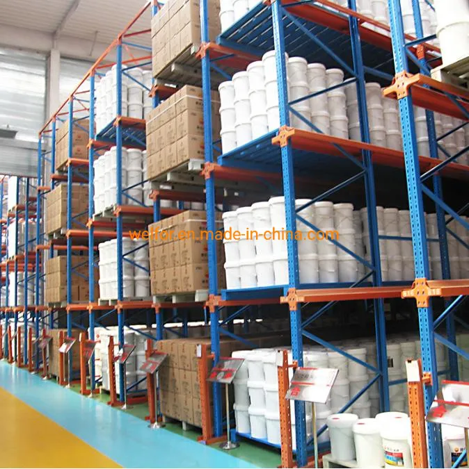 High Density Drive in Through Storage Pallet Racking System for Industrial Warehouse