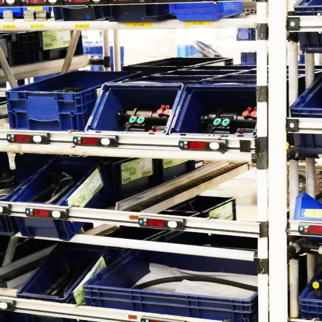 Warehouses and Distribution Center Ptl Pick to Light Sorting System