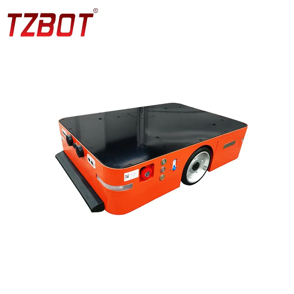 Tzbot Updated Version Agv Robot Automated Guided Vehicle Heavy Load Agv with Fast Agv Chassis (TZAGV-B02)