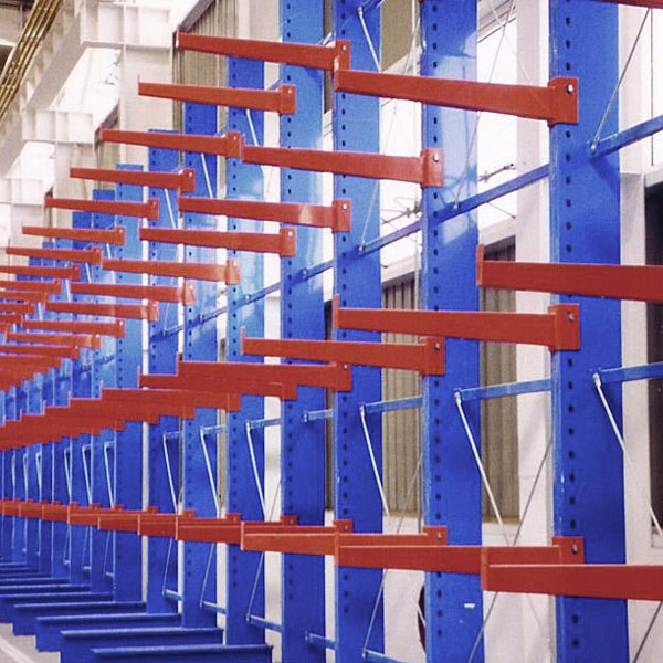 Warehuse Sotrage 50mm Pitch Upright Powder Coated or out Door Galvanized 1000kg for One Piece Arm Loading Capacity Steel Cantilever Rack