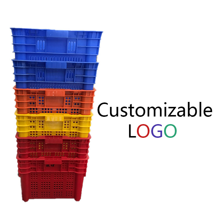 Euro Tote Plastic Industrial Plastic Storage Fish Box Bins for Logistics Transport Plastic Moving Box