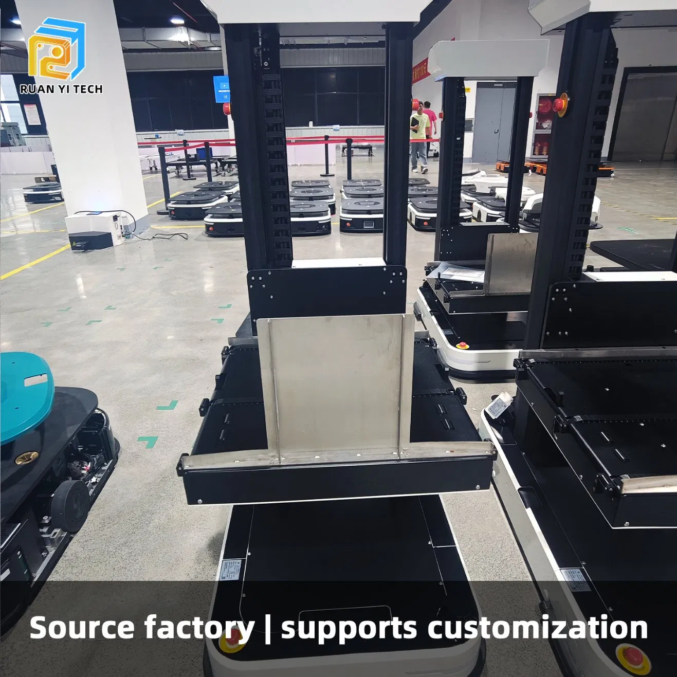Laser Agv 1400kg Lifting Heavy-Duty AMR Warehouse Lifting Slam Forklift Robot