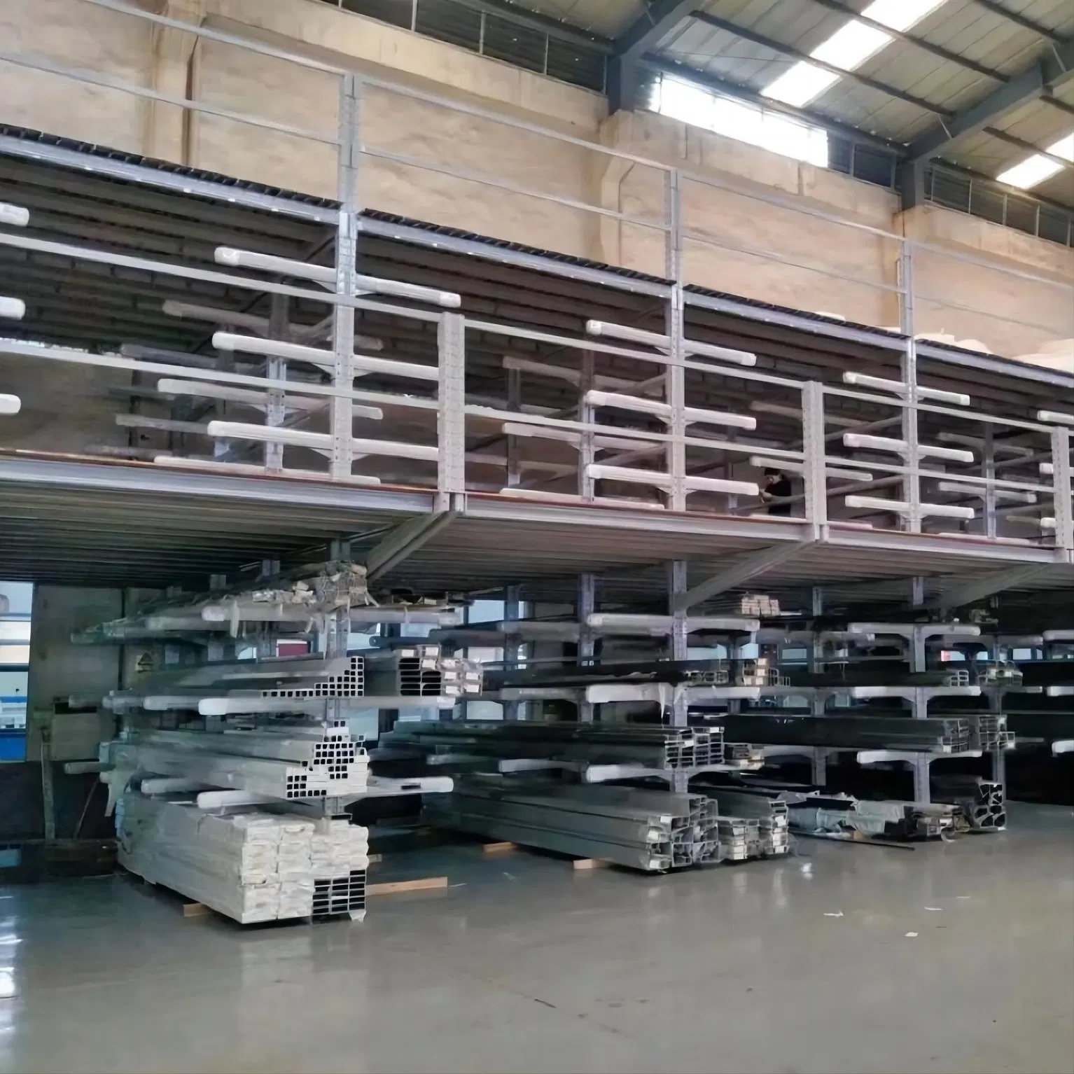 Customized Industrial Warehouse Storage Adjustable Cantilever Rack for Tube Pipe