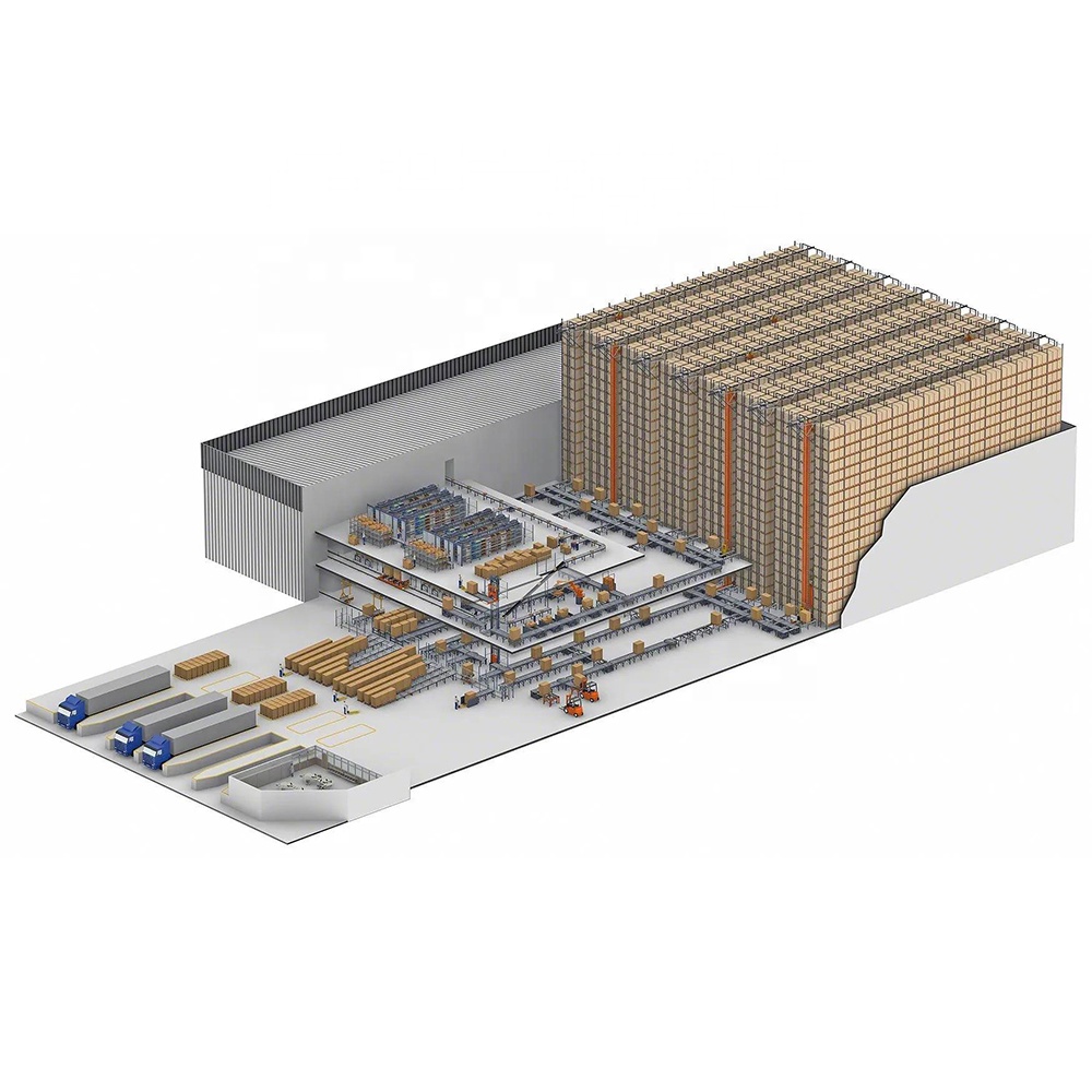 Warehouse Manufacturer High Quality Industry Logistic Automated Storage Retrieval Shelves AS/RS Racking System