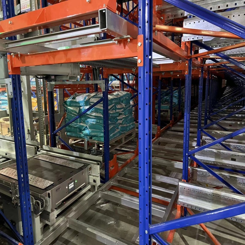 Siemens PLC Control Intelligent Heavy Duty High Density Radio Shuttle Automated Warehouse System 500-2000kg Load Capacity Steel