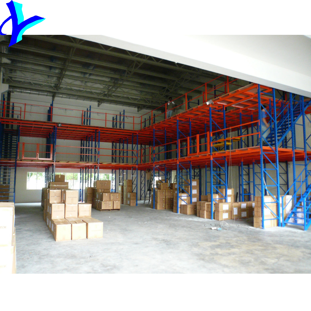 Warehouse Steel Storage Mezzanine Floor Rack System