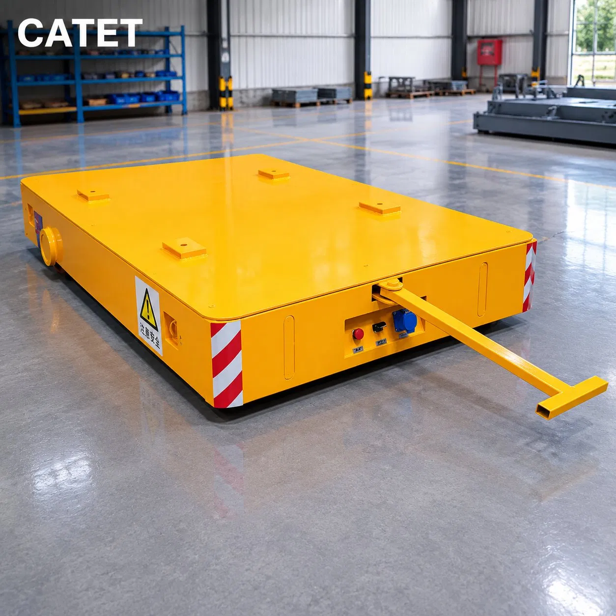 Intelligent 10 Ton Automated Guided Vehicle Agv for Heavy Machinery Factory Logistics Automation