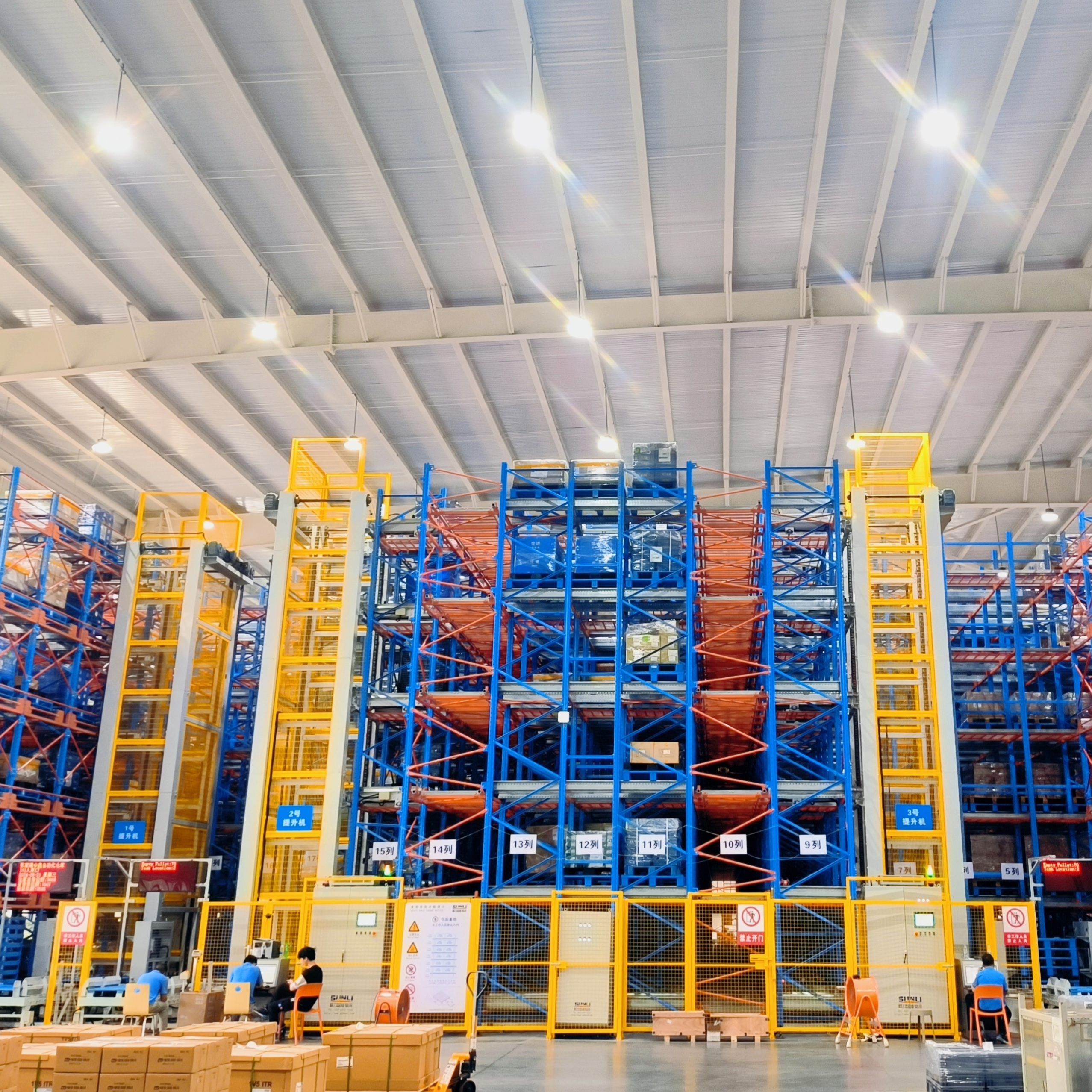 Factory Direct Automated AS&amp;RS Multi-Layer Steel Intelligent Pallet and Tote Bin Storage Racks Equipment System