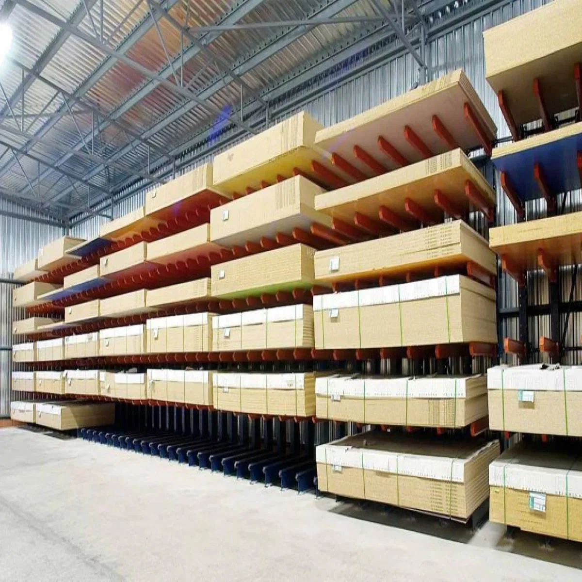 Warehuse Sotrage 50mm Pitch Upright Powder Coated or out Door Galvanized 1000kg for One Piece Arm Loading Capacity Steel Cantilever Rack