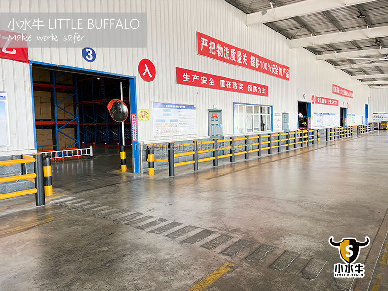 Pedestrian barrier installation