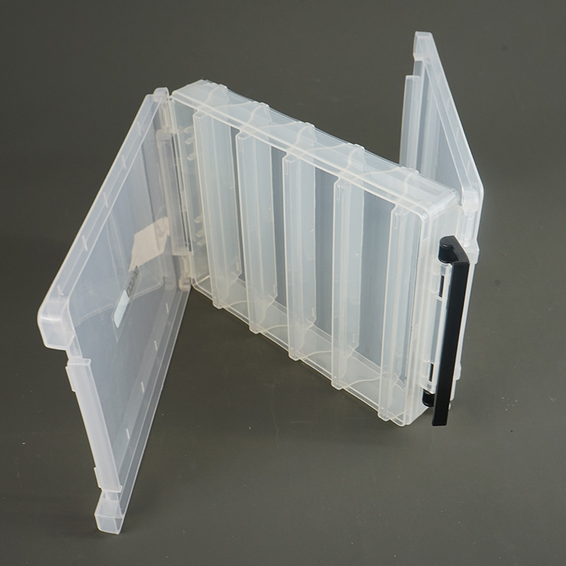 Selco Multifunction Double Sided Transparent Plastic Storage Lure Fishing Tackle Box