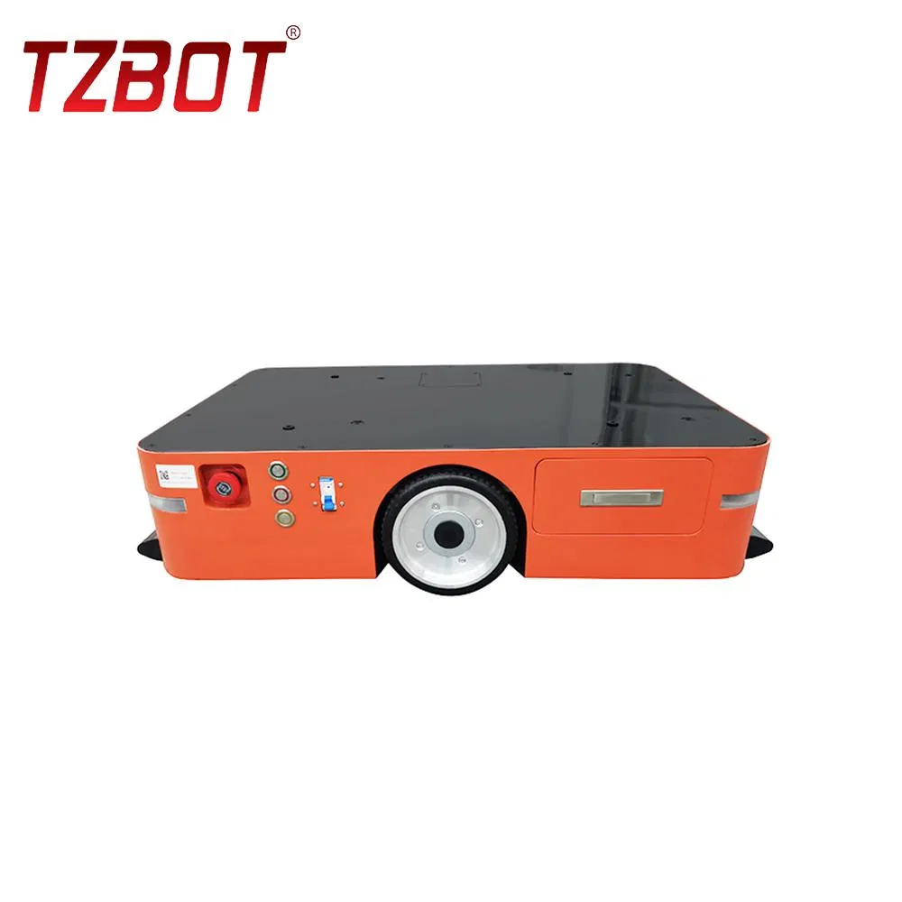 Tzbot Updated Version Agv Robot Automated Guided Vehicle Heavy Load Agv with Fast Agv Chassis (TZAGV-B02)