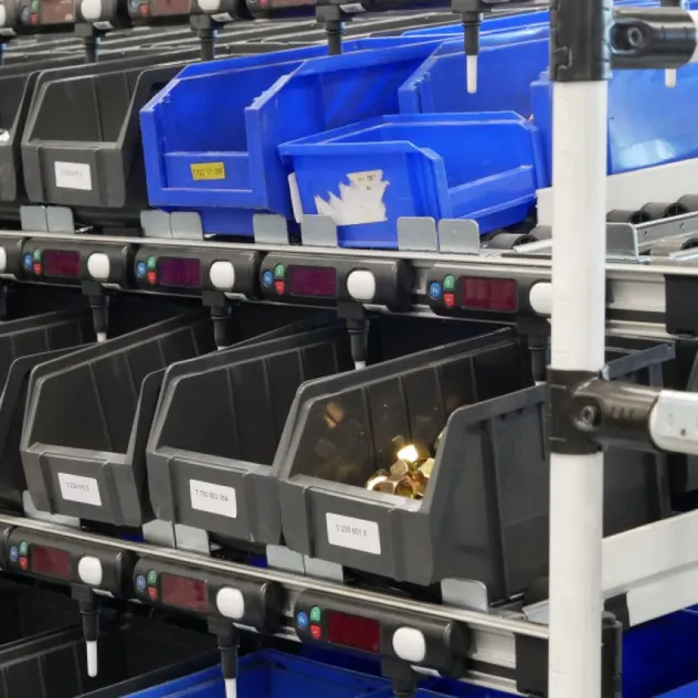 Warehouses and Distribution Center Ptl Pick to Light Sorting System