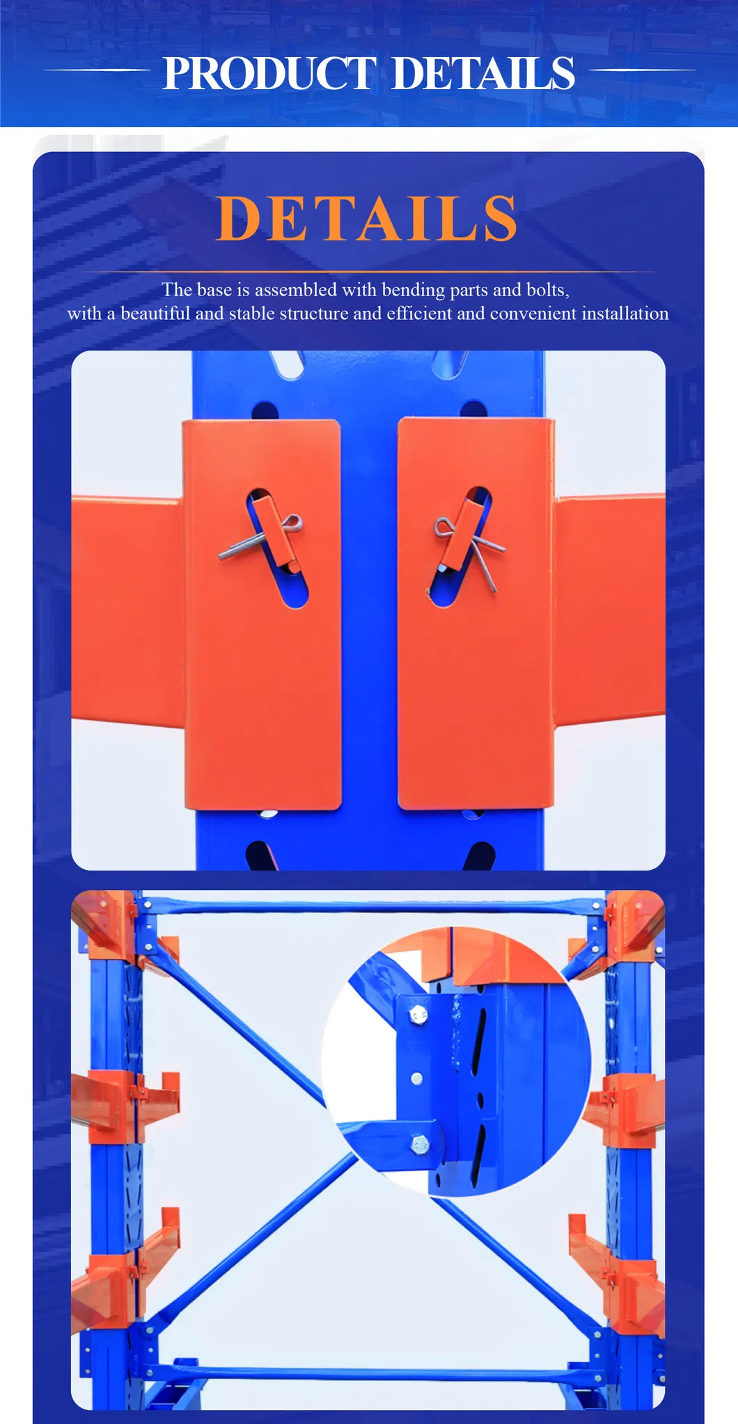 Adjustable Outdoor Hot DLP Galvanized Cantilever Frame Steel Single Double Side Arm Cantilever Shelves Roll Storage Racking for Industrial Pipe Long Materials