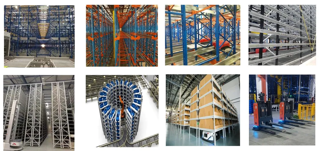 Stacker Crane and Conveyor Line Integrated Into Pallet Racking System