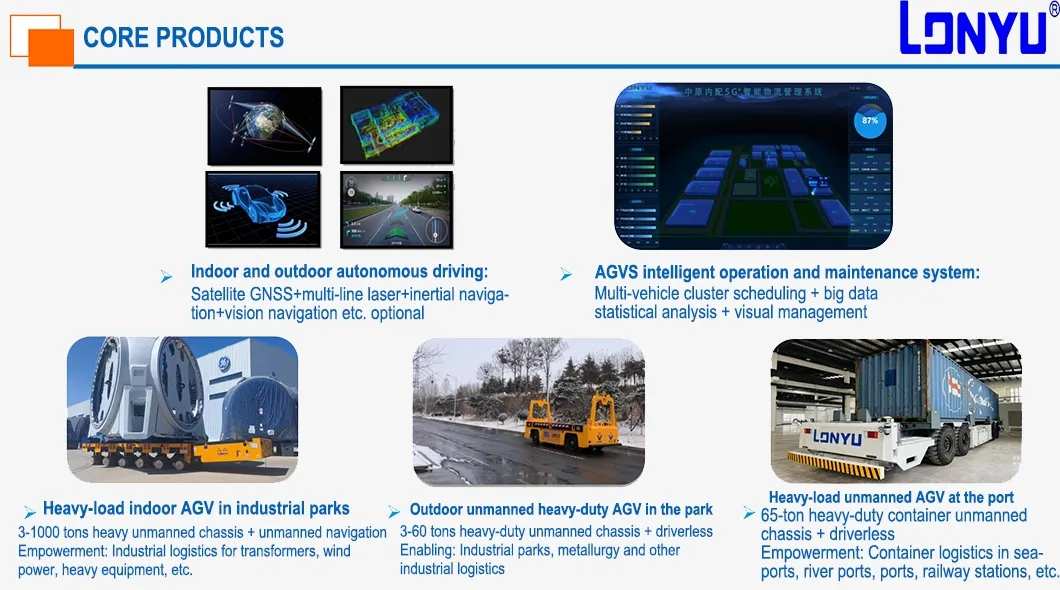 0.5t Automated Guided Vehicle Applications Agv Robot Manufacturer Heavy Duty Agv