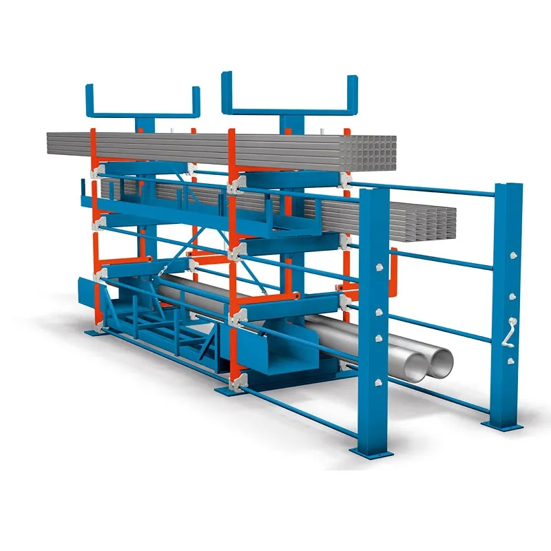 Multi-Layer Motorised Telescopic Cantilever Rack for Aluminum Profile Tube Storage