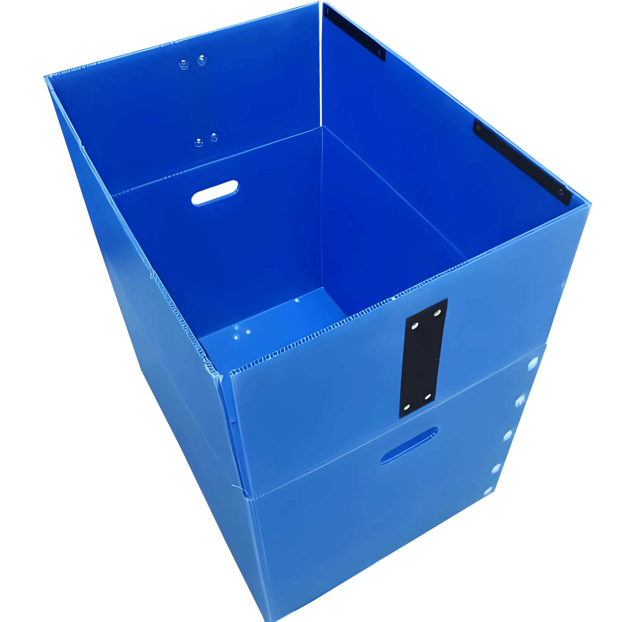 Heavy Duty PP Corrugated Turnover Box For Industrial Warehouse Storage Custom Size Available