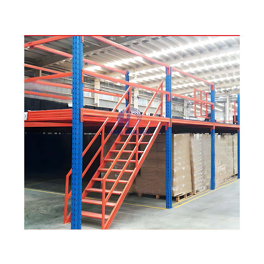Multi-Tier Mezzanine Rack System Steel Platform Warehouse Storage Industrial Mezzanine Floor Racking System