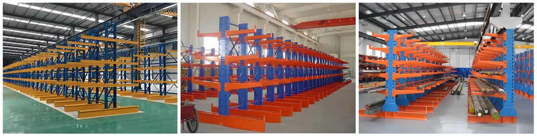 Heavy Duty High Capacity Adjustable Steel Cantilever Rack for Industrial Warehouse Storage